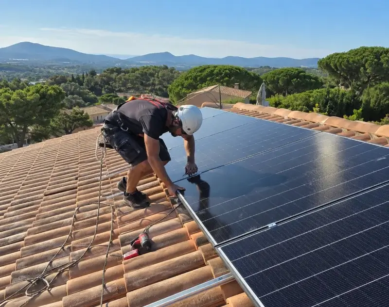 Installateur panneaux solaires Pieusse — pose photovoltaïque sur toiture