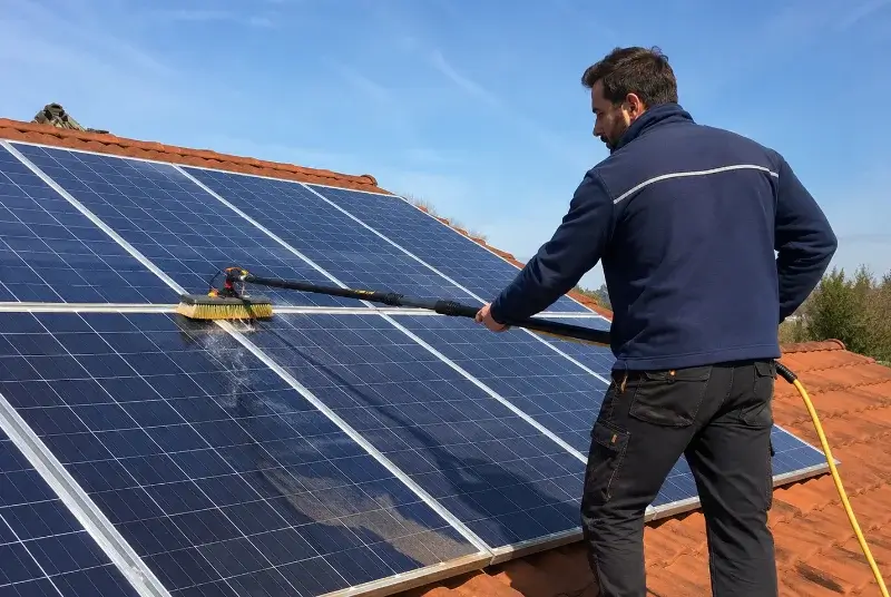 Nettoyage et entretien de panneaux solaires à Pieusse